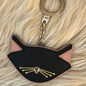 Kate Spade cat key chain